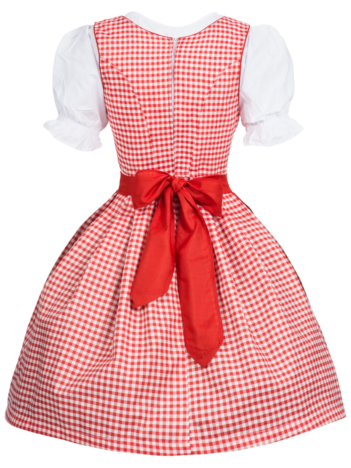 F1789  3 Pcs Dirndl Serving Wench Bavarian Beer Girl Oktoberfest Adult Costume